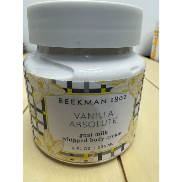 Beekman 1802 - Whipped Body Cream NWOT Vanilla Absolute 8 oz - Picture 1 of 3